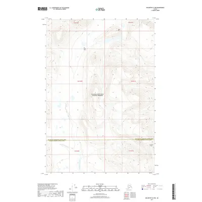 2017 Map of McCarthy D-2 NW, 2017 Print