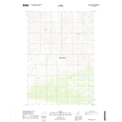 2017 Map of McCarthy D-2 SE, 2017 Print