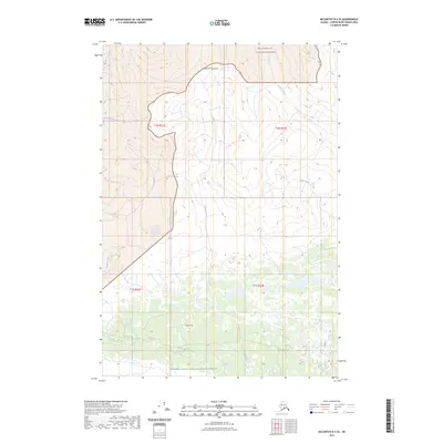 2023 Map of McCarthy D-2 SE, 2023 Print