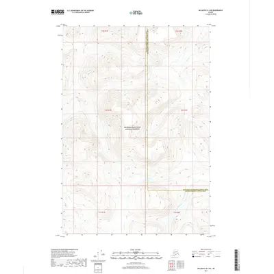 2017 Map of McCarthy D-3 NE, 2017 Print