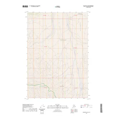 2023 Map of McCarthy D-3 NW, 2023 Print