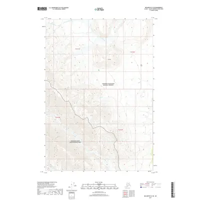 2017 Map of McCarthy D-3 SE, 2017 Print