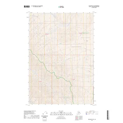 2023 Map of McCarthy D-3 SE, 2023 Print