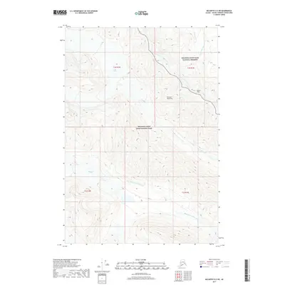 2017 Map of McCarthy D-3 SW, 2017 Print