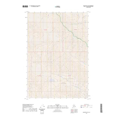 2023 Map of McCarthy D-3 SW, 2023 Print