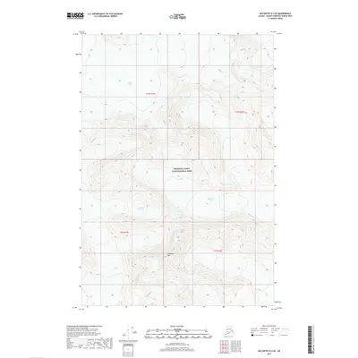 2017 Map of McCarthy D-4 SE, 2017 Print