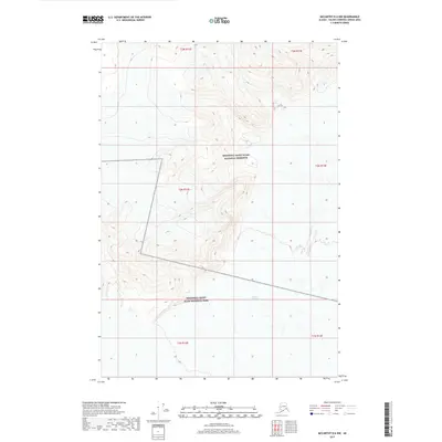 2017 Map of McCarthy D-6 NW, 2017 Print
