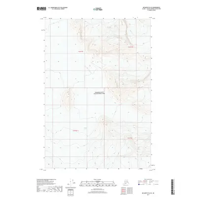 2017 Map of McCarthy D-6 SE, 2017 Print