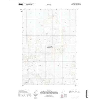 2017 Map of McCarthy D-6 SW, 2017 Print