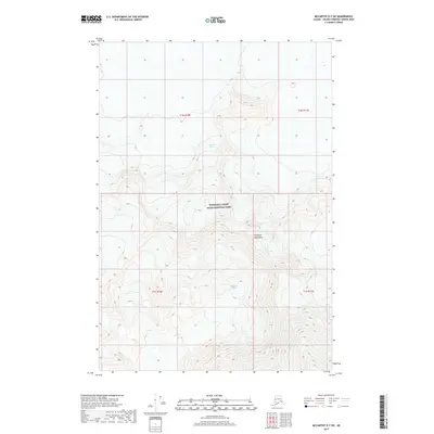 2017 Map of McCarthy D-7 SW, 2017 Print