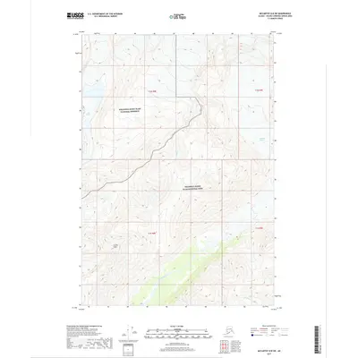 2017 Map of McCarthy D-8 SW, 2017 Print