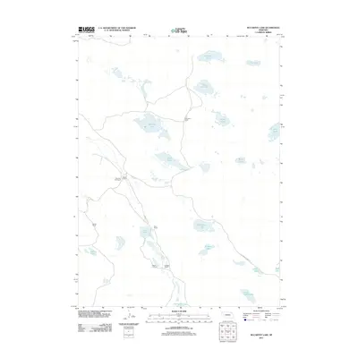 2011 Map of McCarthy Lake, 2011 Print