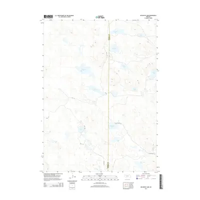 2014 Map of McCarthy Lake, 2014 Print