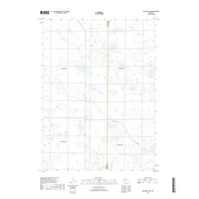 2017 Map of McCarthy Lake, 2017 Print