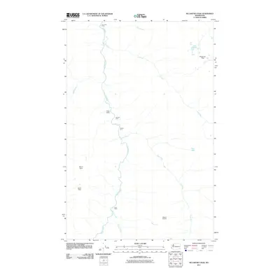 2011 Map of McCartney Peak, 2011 Print
