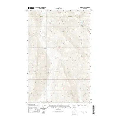 2014 Map of McCartney Peak, 2014 Print