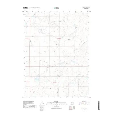 2017 Map of McCarty Lake, 2017 Print