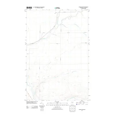 2013 Map of McCarty River, 2013 Print