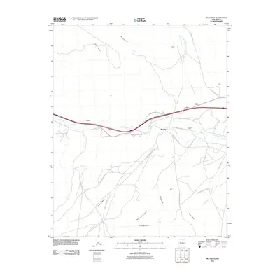 2010 Map of McCartys, 2010 Print