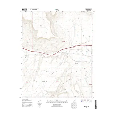 2013 Map of McCartys, 2013 Print