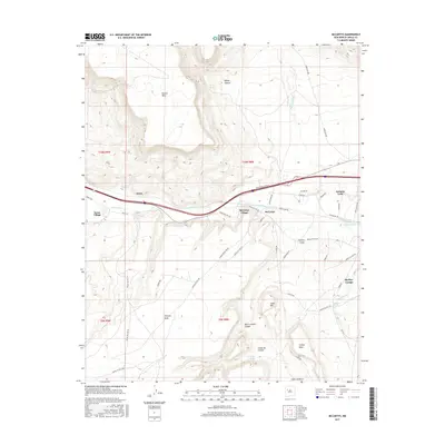 2017 Map of McCartys, 2017 Print