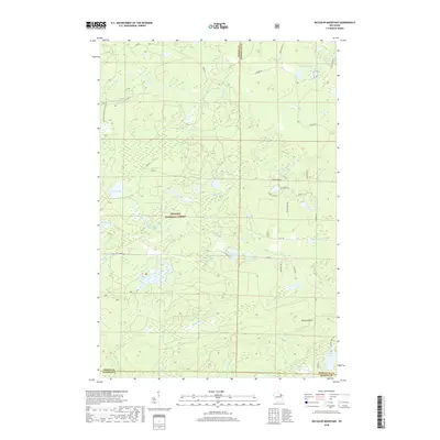 2018 Map of McCaslin Mountain, 2018 Print