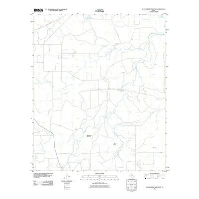2010 Map of McCathrine Mountain, 2010 Print