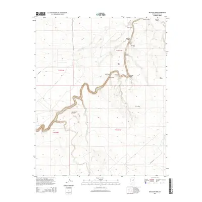 2014 Map of McCauley Sinks, 2014 Print