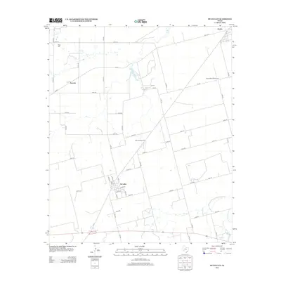 2012 Map of McCaulley, 2012 Print