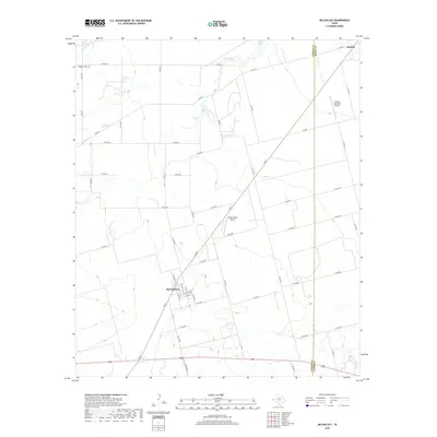 2019 Map of McCaulley, 2019 Print