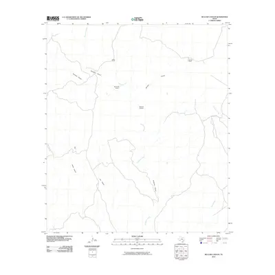 2010 Map of McClain Canyon, 2010 Print