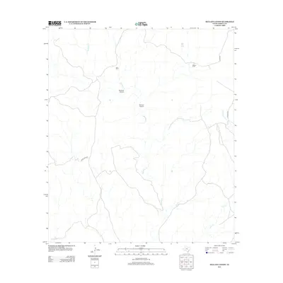 2013 Map of McClain Canyon, 2013 Print
