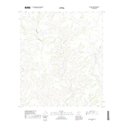 2019 Map of McClain Canyon, 2019 Print
