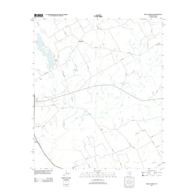 2013 Map of McClanahan, 2013 Print