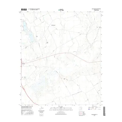 2016 Map of McClanahan, 2016 Print