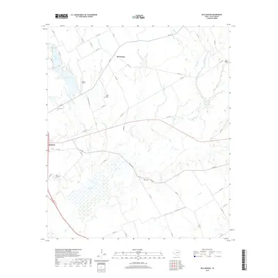 2019 Map of McClanahan, 2019 Print