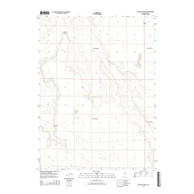 2014 Map of McCleary Wells, 2014 Print