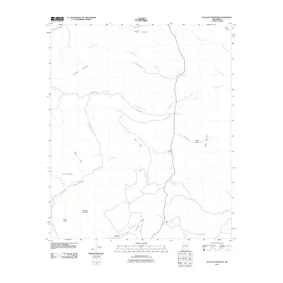 2010 Map of McClede Mountain, 2010 Print