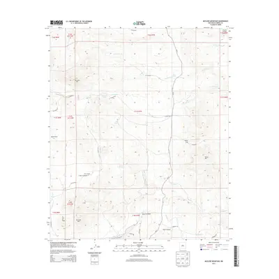 2013 Map of McClede Mountain, 2013 Print