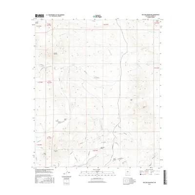2017 Map of McClede Mountain, 2017 Print