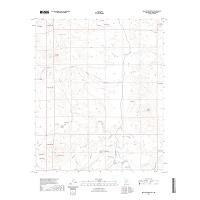 2023 Map of McClede Mountain, 2023 Print