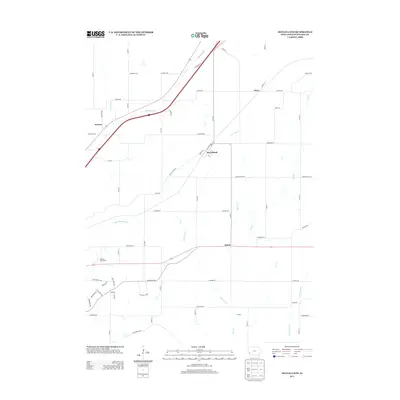 2013 Map of McClelland, 2013 Print