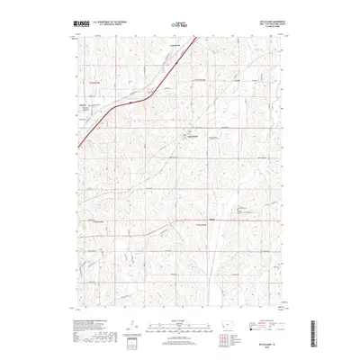 2018 Map of McClelland, 2018 Print