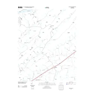 2013 Map of McCloud, 2013 Print