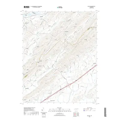 2019 Map of McCloud, 2019 Print