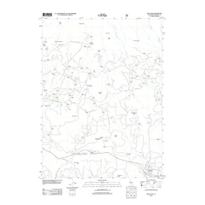 2012 Map of McCloud, 2012 Print