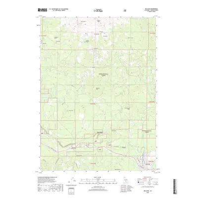 2018 Map of McCloud, 2018 Print