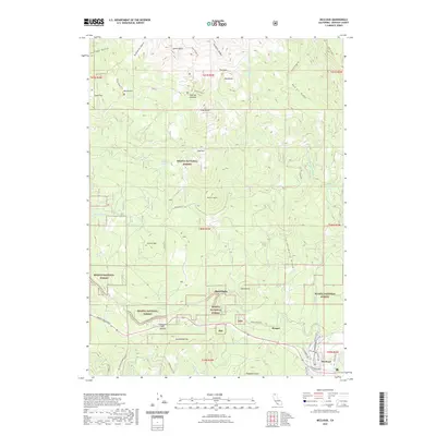 2022 Map of McCloud, 2022 Print