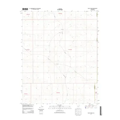 2013 Map of McCloy Ranch, 2013 Print