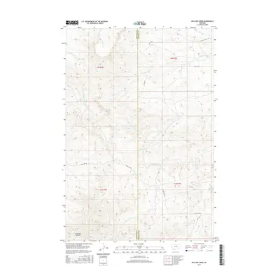 2017 Map of McClure Creek, 2017 Print